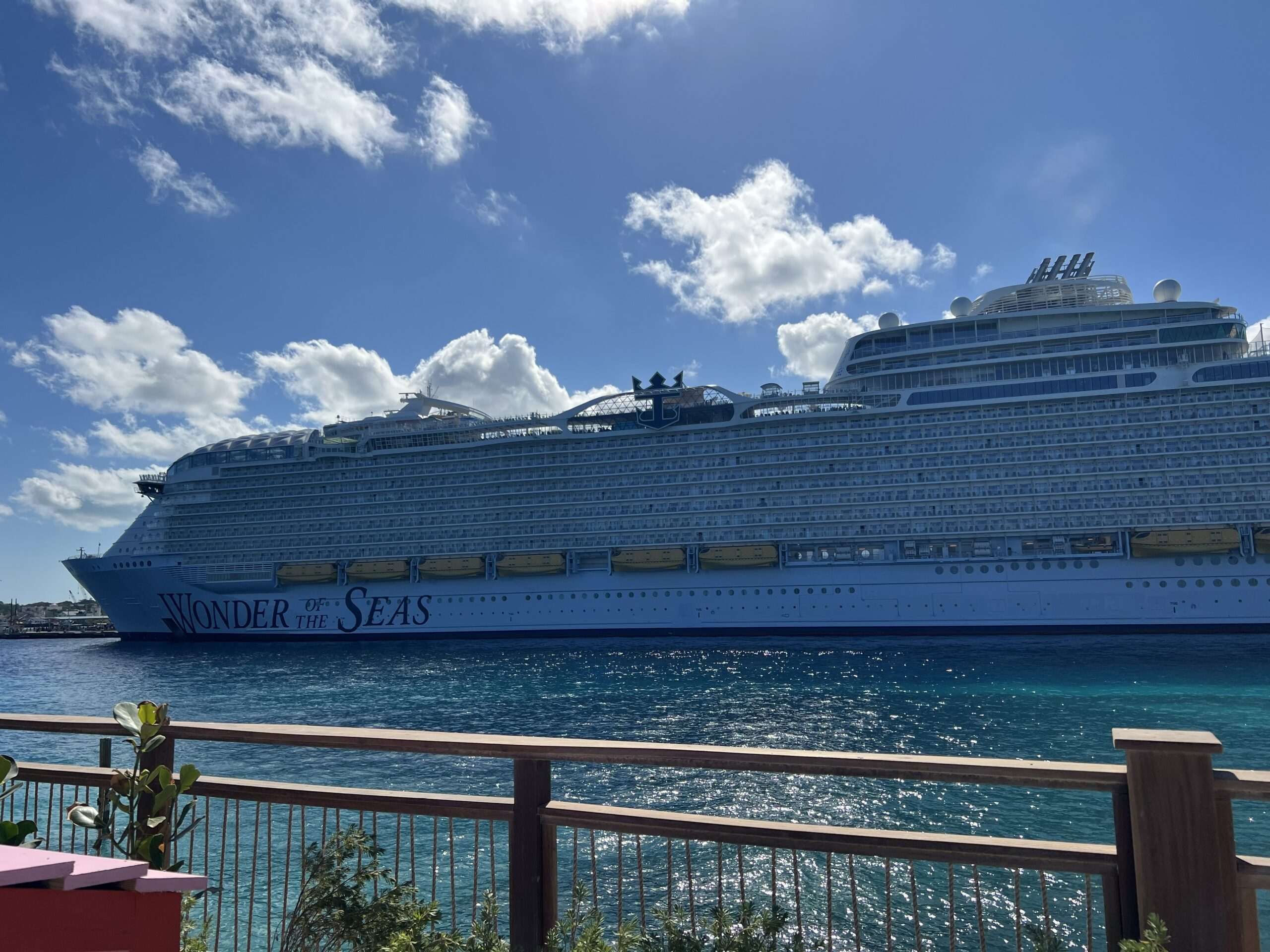 A picture of Royale Caribbean's ship the Wonder of the Sea 