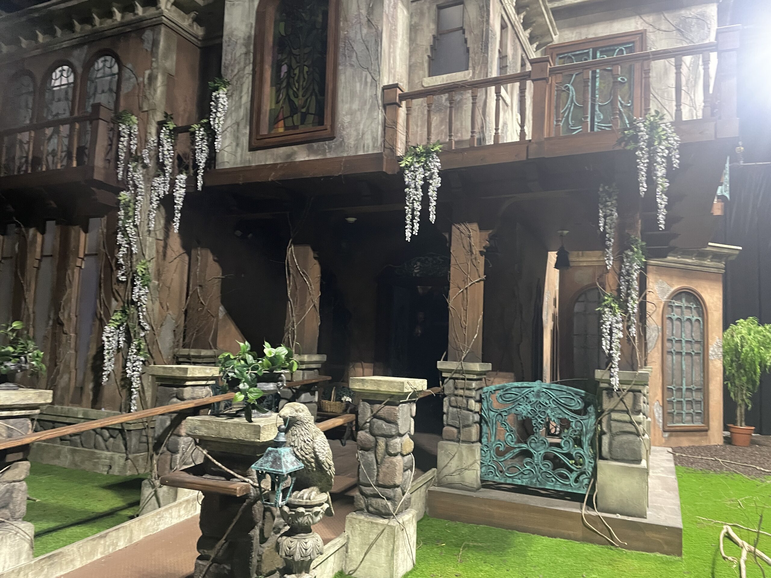 Travel agent Alan Thompson at the HHN Umasking the horror; Behind the Screams in the El Artista: A Spanish Haunting horror house at Universal Studios Orlando
