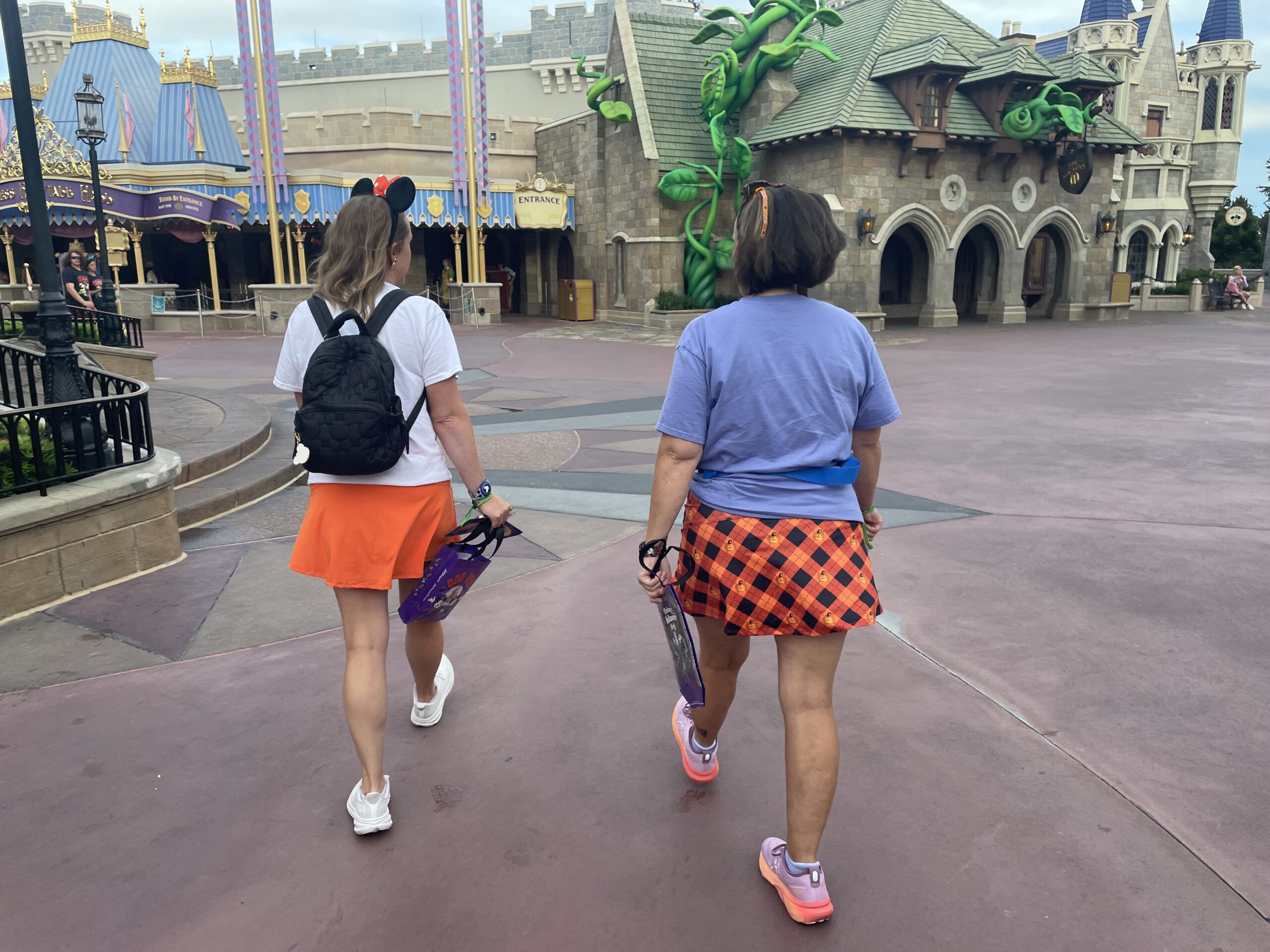 Two travel experts at Universal and Disney World, Amelia Young and Katy Thompson, enjoying an immersive research trip at the Magic Kingdom to help clients maximize their Florida vacation