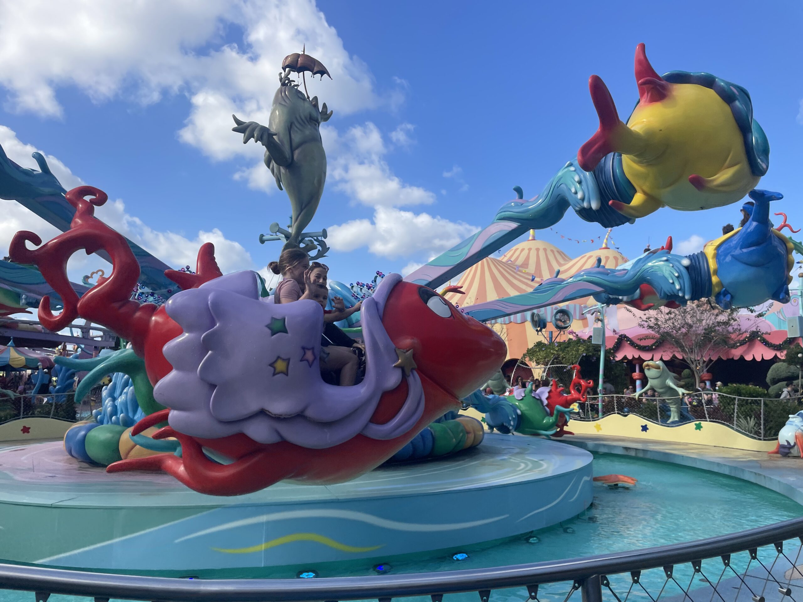 Fish ride in Seussland of Universal Studios