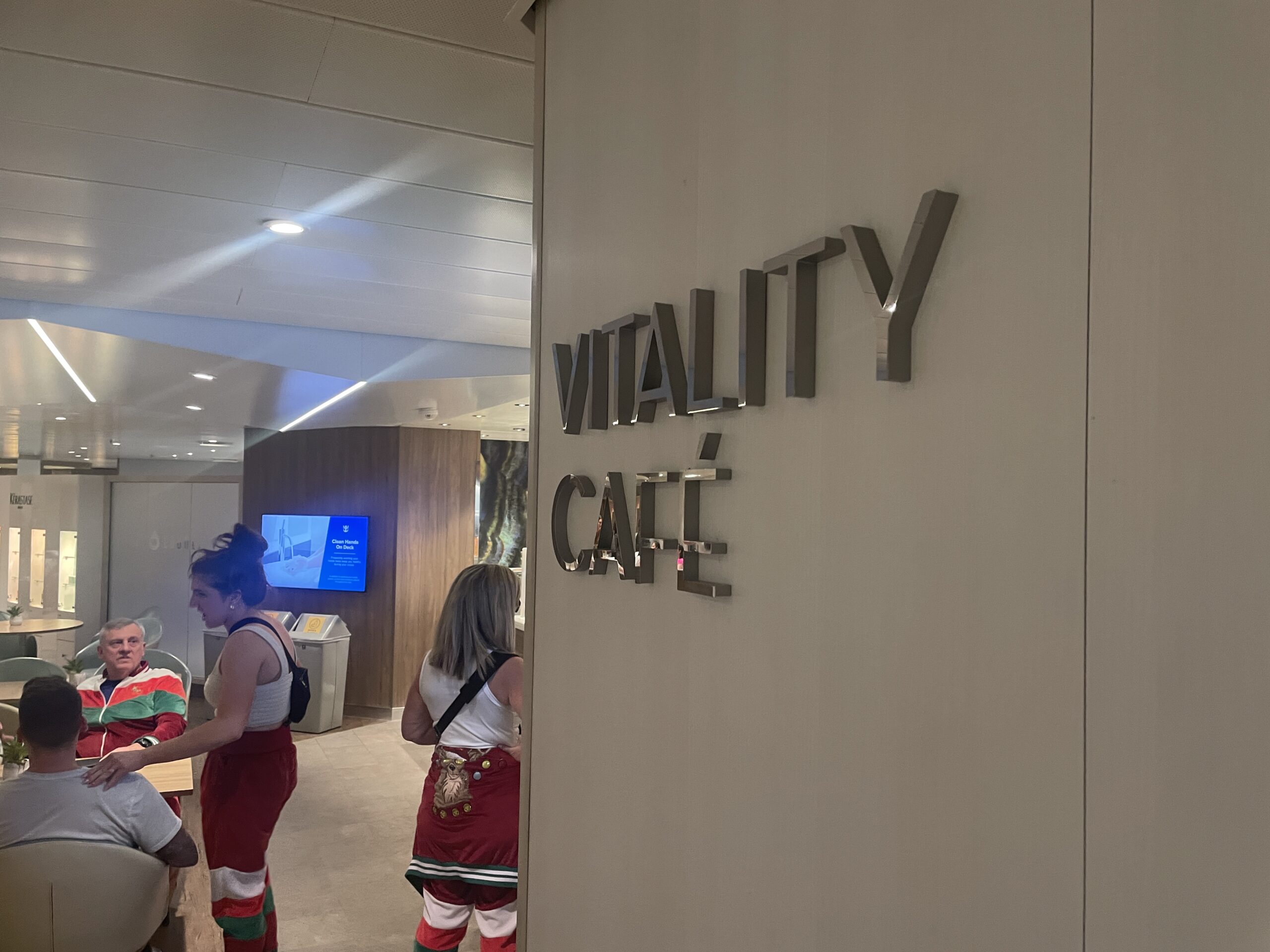 The Vitality Cafe on Royal Carribbean's Wonder of the Seas