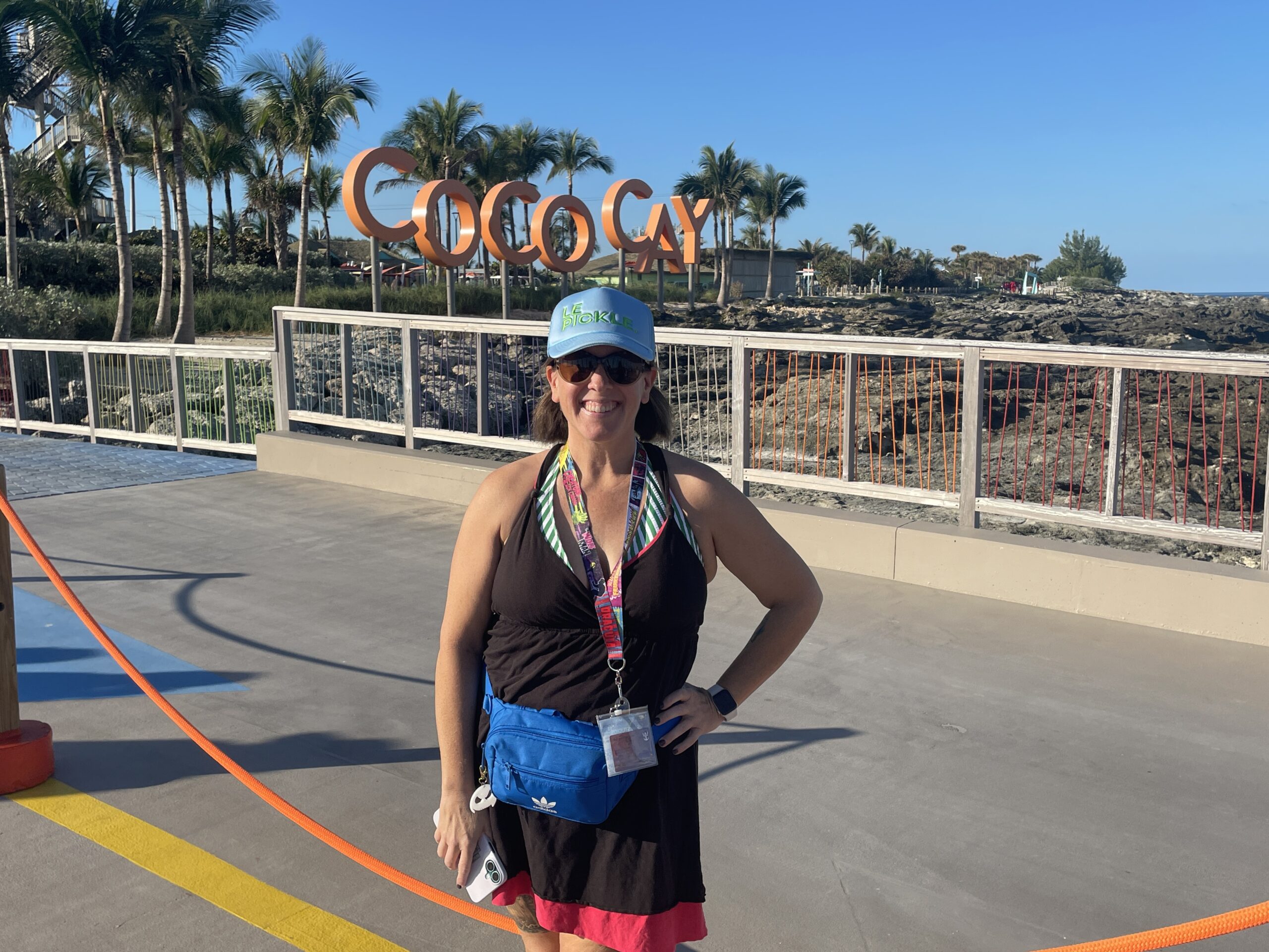 A travel agent at Perfect Day at Cococay