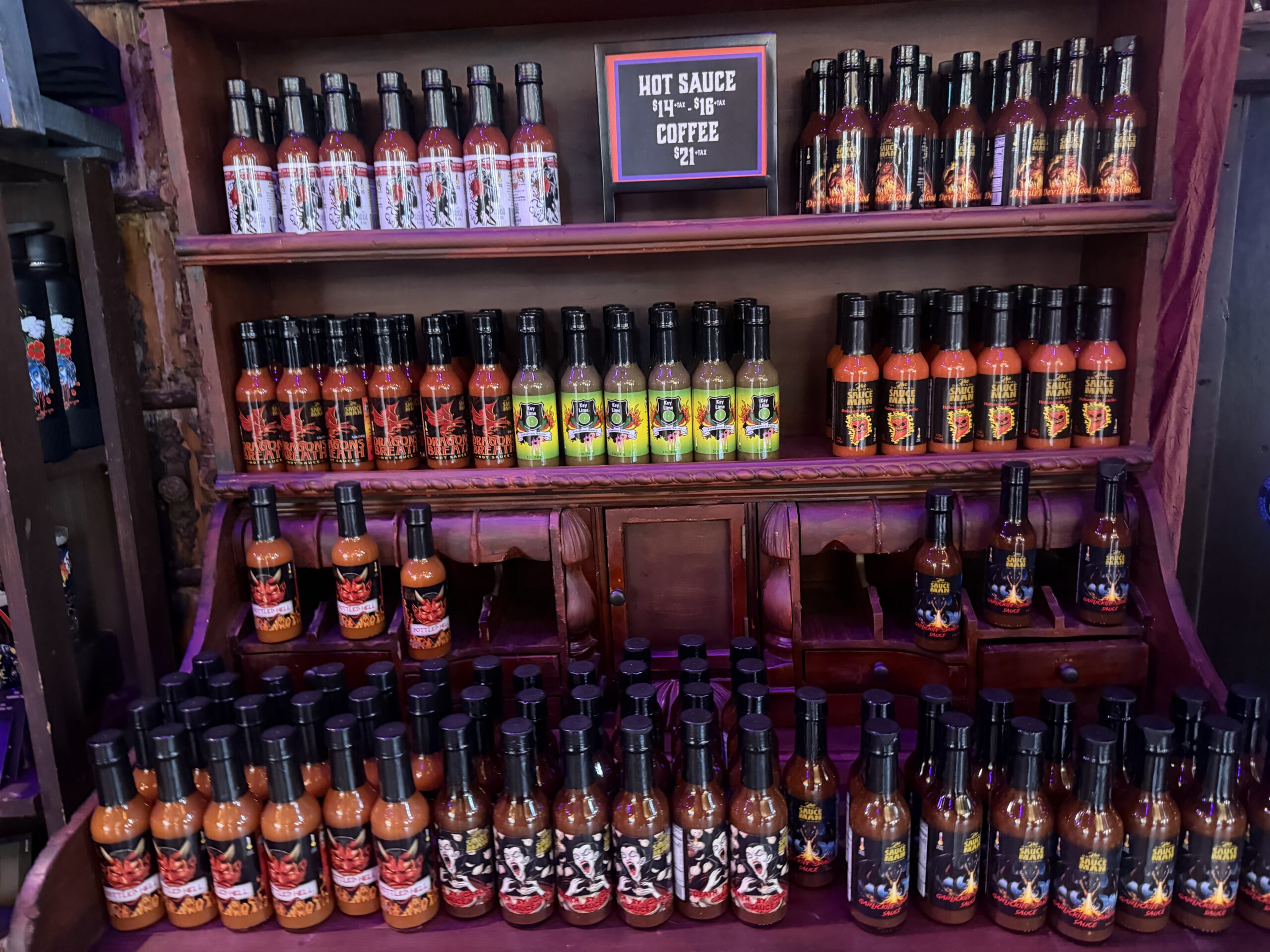 HHN 35 hot sauce at Universal Studios Orlando Florida