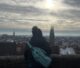 Katy Thompson of Gallivanters Vacations looking over Nuremberg Germany during Christmas