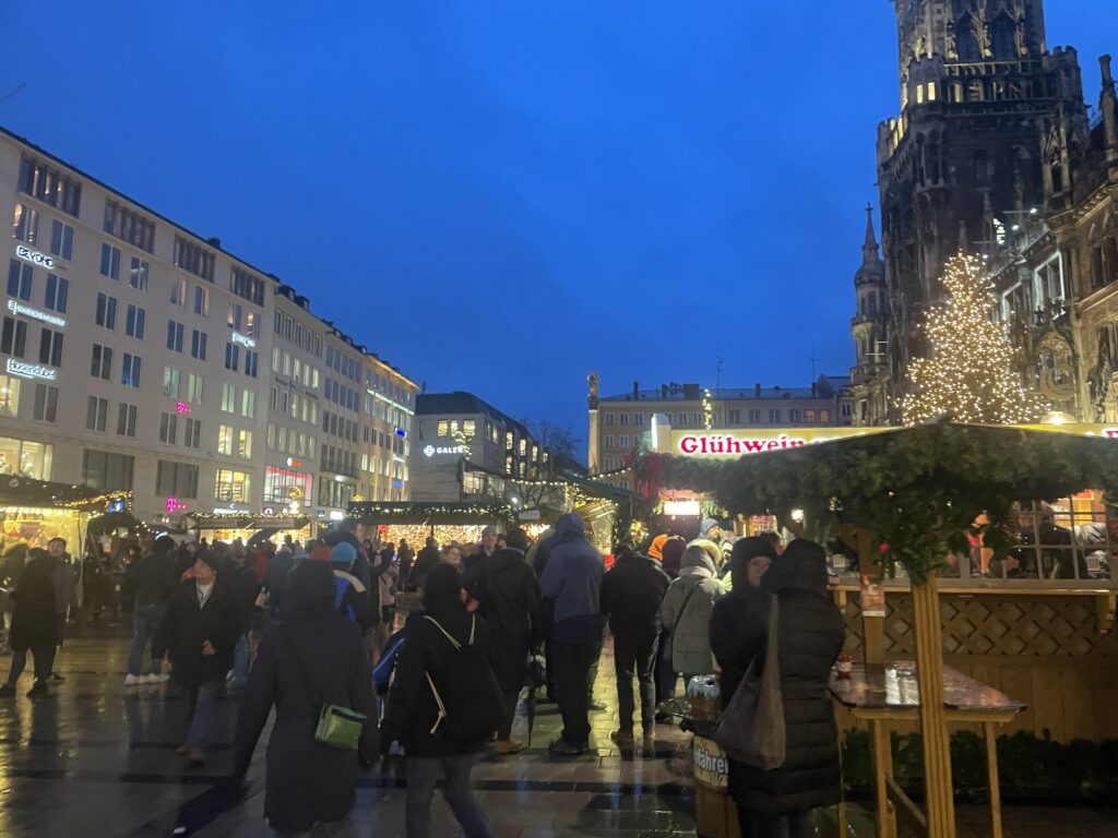 Christmas Markets of Munich Germany during Christmas