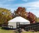 A luxury Yurt at Stonewind Retreat in Northwest Arkansas