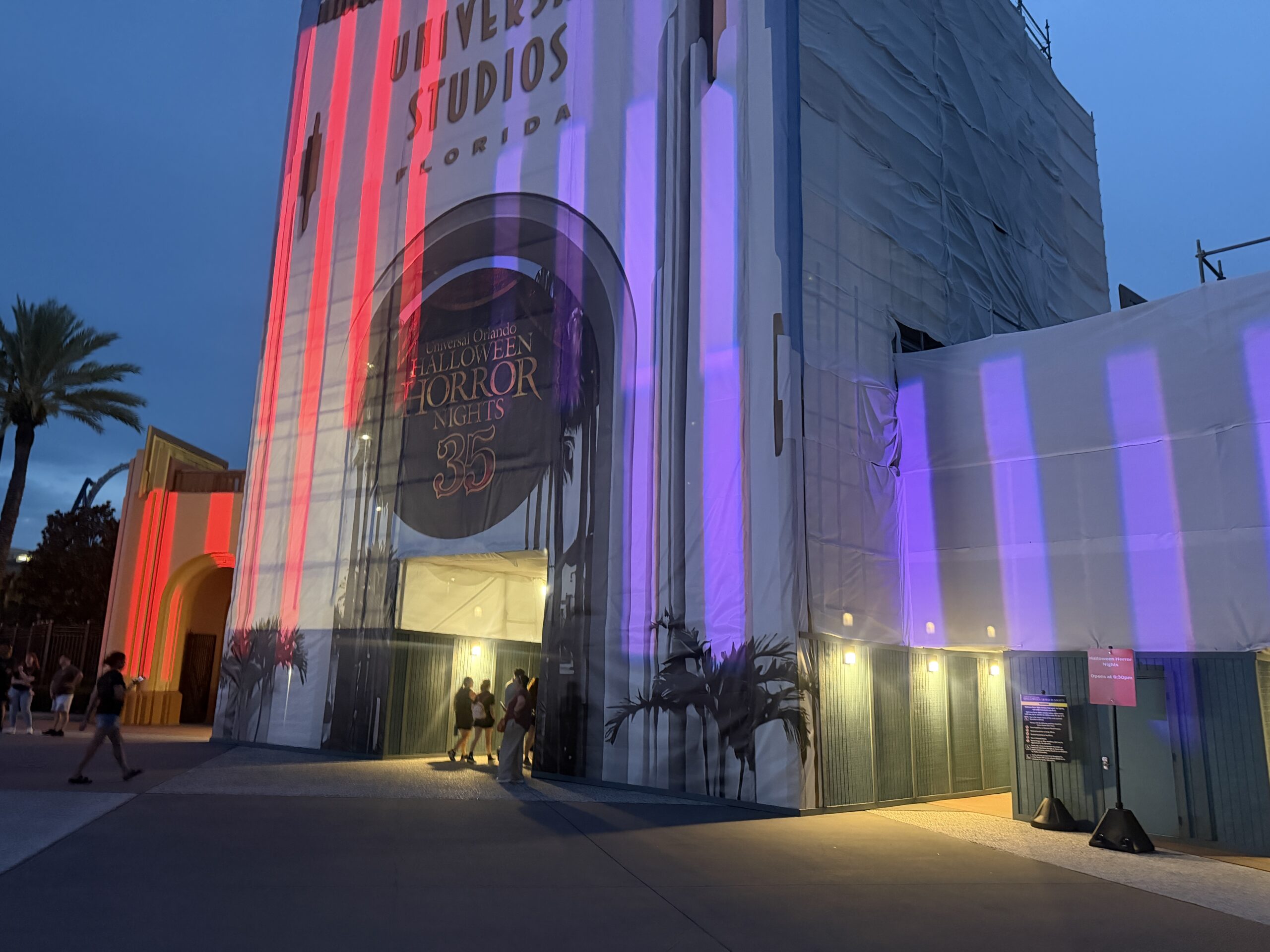 The entrance to HHN 35 at Universal Studios in Orlando Florida